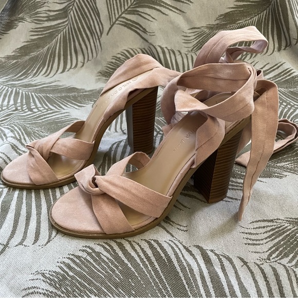 Wild Diva Lounge Peyton Ankle Wrap Heels - Picture 3 of 8